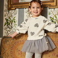 Load image into Gallery viewer, Cloudy with Hearts Skirt Set
