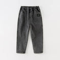 Load image into Gallery viewer, Durham Charcoal Jean Joggers
