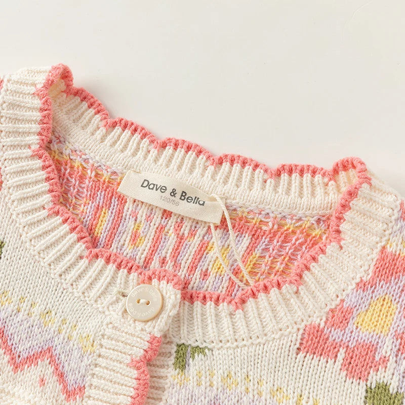 Scandinavian Flowers Cardigan