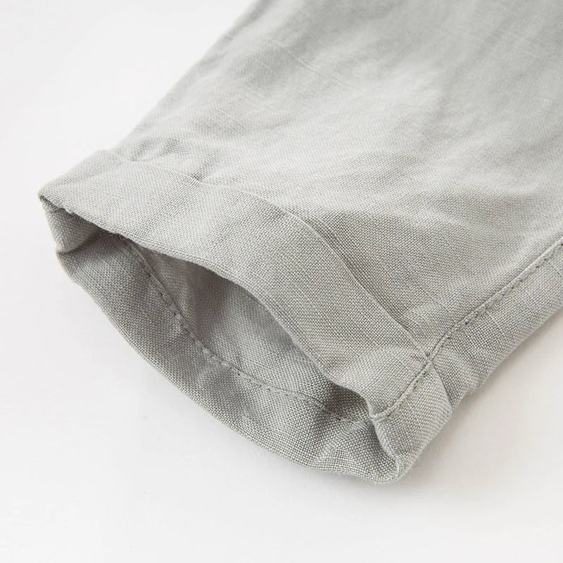 Grey Linen Trousers