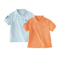 Load image into Gallery viewer, Orange & Sky Polo
