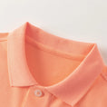 Load image into Gallery viewer, Orange & Sky Polo
