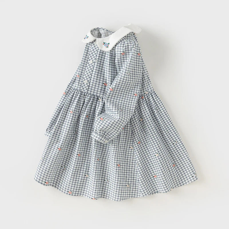Provence Plaid Dress