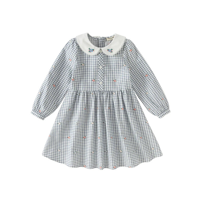 Provence Plaid Dress