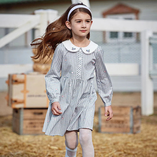 Provence Plaid Dress